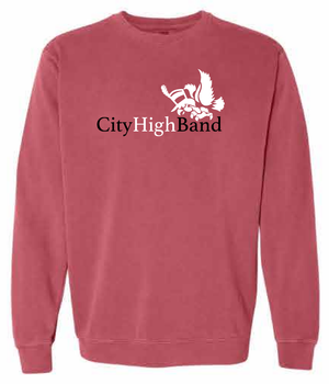 2026 City High Band Comfort Colors - Unisex Garment-Dyed Crewneck Sweatshirt