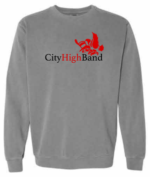 2026 City High Band Comfort Colors - Unisex Garment-Dyed Crewneck Sweatshirt
