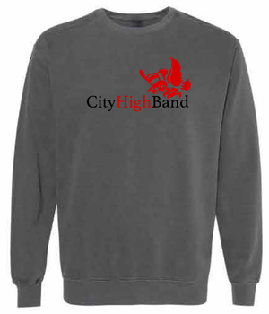 2026 City High Band Comfort Colors - Unisex Garment-Dyed Crewneck Sweatshirt