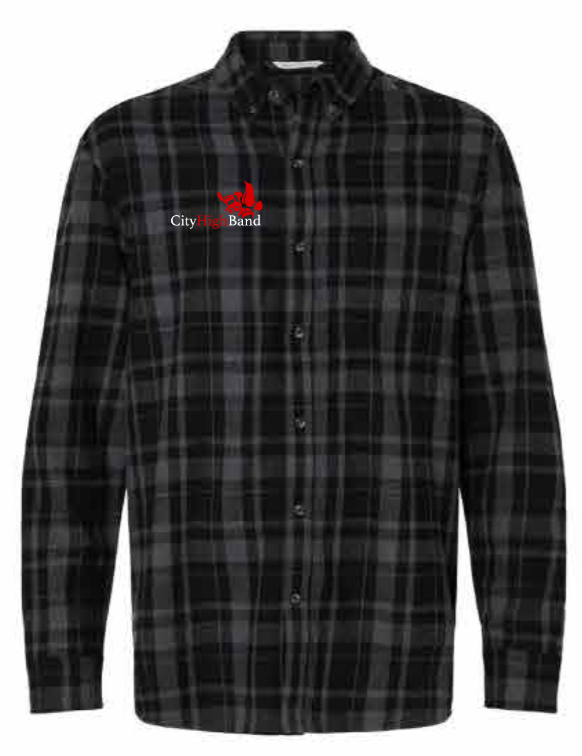 2026 City High Band Boxercraft - Men's Flannel Button Down Shirt