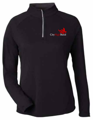 2026 City High Band CORE365 - Women's Origin Performance Pique Quarter-Zip Pullover
