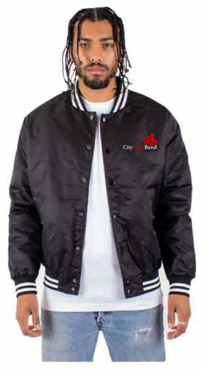 2026 City High Band Shaka Wear - Unisex Varsity Bomber Jacket