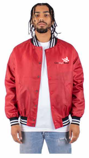 2026 City High Band Shaka Wear - Unisex Varsity Bomber Jacket