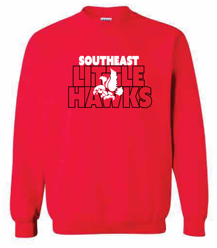 2026 Southeast Middle School Gildan - Heavy Blend™ Crewneck Sweatshirt (Block)