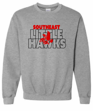 2026 Southeast Middle School Gildan - Heavy Blend™ Crewneck Sweatshirt (Block)