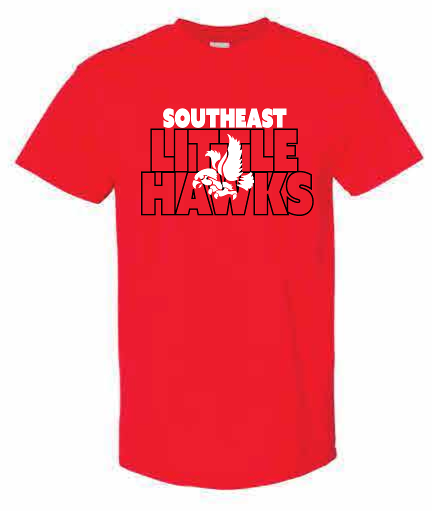 2026 Southeast Middle School Gildan - Heavy Cotton™ T-Shirt (Block)