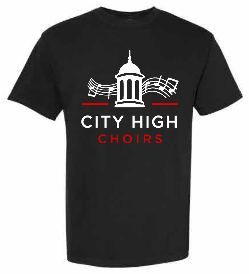 2026 City High Choirs Comfort Colors - Garment-Dyed Heavyweight T-Shirt