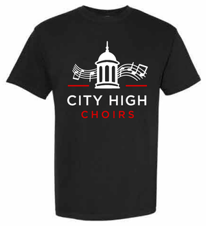 2026 City High Choirs Comfort Colors - Garment-Dyed Heavyweight T-Shirt
