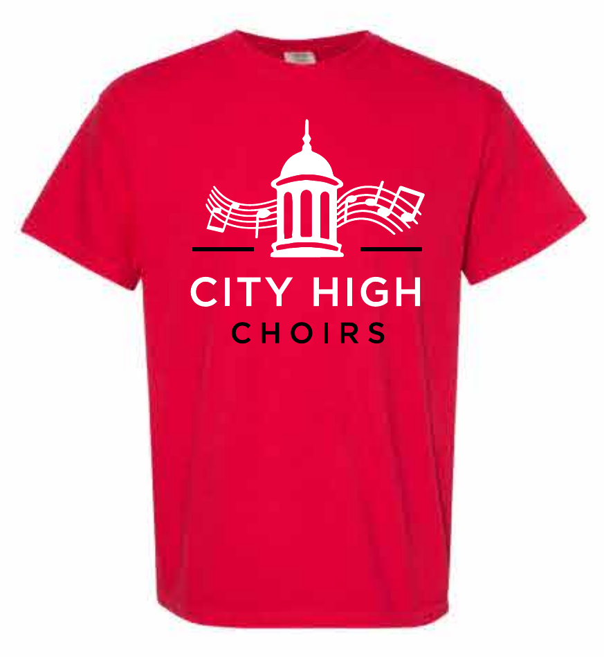 2026 City High Choirs Comfort Colors - Garment-Dyed Heavyweight T-Shirt