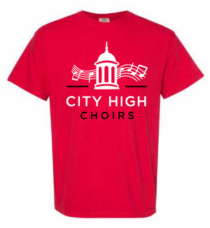 2026 City High Choirs Comfort Colors - Garment-Dyed Heavyweight T-Shirt