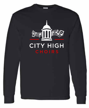 2026 City High Choirs Gildan - Heavy Cotton™ Long Sleeve T-Shirt