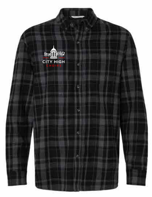 2026 City High Choirs Boxercraft - Men's Flannel Button Down Shirt