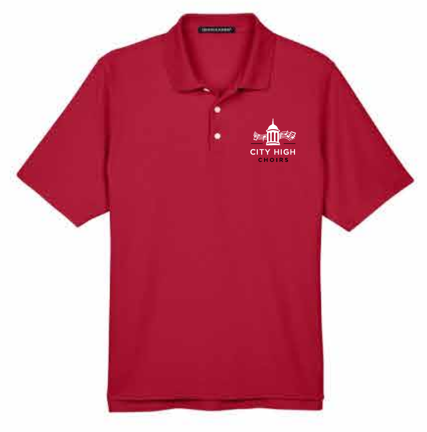 2026 City High Choirs Devon & Jones Men's DRYTEC20™ Performance Polo