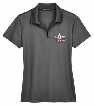 2026 City High Choirs Devon & Jones - Women's CrownLux Performance® Plaited Polo