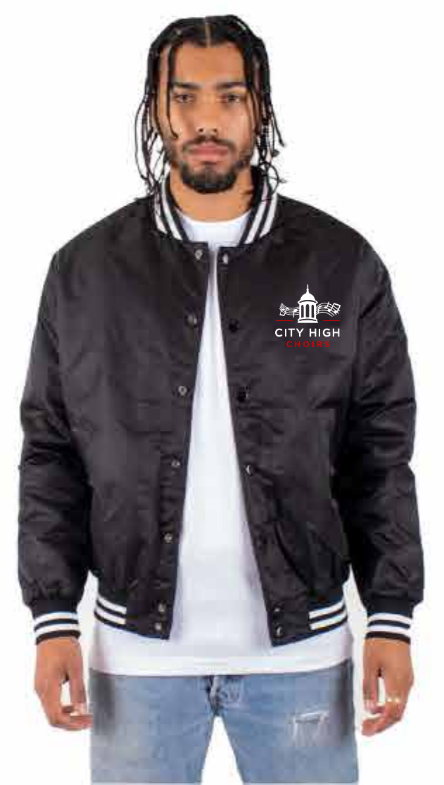 2026 City High Choirs Shaka Wear - Unisex Varsity Bomber Jacket