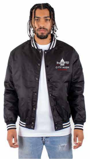 2026 City High Choirs Shaka Wear - Unisex Varsity Bomber Jacket