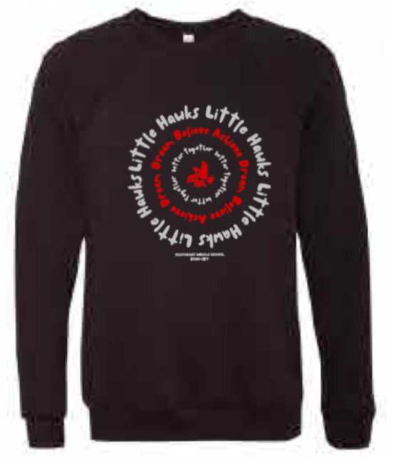 2025 Southeast Winter Sports BELLA + CANVAS - Sponge Fleece Raglan Crewneck Sweatshirt (Circle Design)