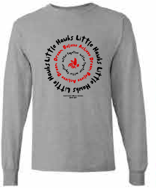 2025 Southeast Winter Sports Gildan - Heavy Cotton™ Long Sleeve T-Shirt (Circle Design)
