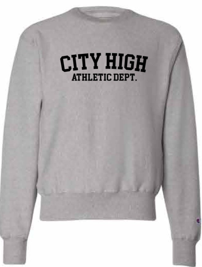 2026 City High Fall Spirit Store Champion - Reverse Weave® Crewneck Sweatshirt (City High Design)