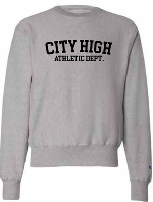 2026 City High Fall Spirit Store Champion - Reverse Weave® Crewneck Sweatshirt (City High Design)