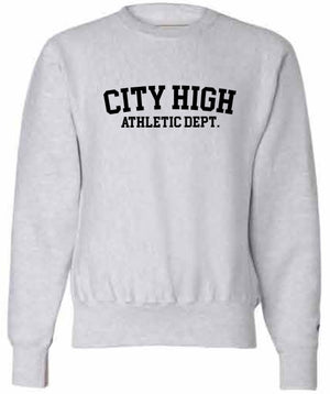 2026 City High Fall Spirit Store Champion - Reverse Weave® Crewneck Sweatshirt (City High Design)