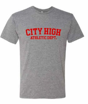 2026 City High Fall Spirit Store Next Level - Unisex Triblend T-Shirt (City High Design)