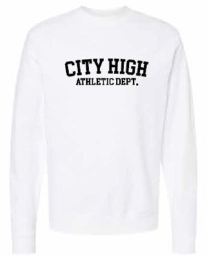 2026 City High Fall Spirit Store Independent Trading Co. - Unisex Midweight Crewneck Sweatshirt (City High Design)