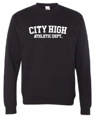2026 City High Fall Spirit Store Independent Trading Co. - Unisex Midweight Crewneck Sweatshirt (City High Design)