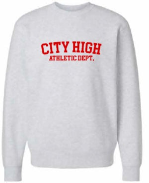 2026 City High Fall Spirit Store Independent Trading Co. - Unisex Midweight Crewneck Sweatshirt (City High Design)
