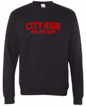 2026 City High Fall Spirit Store Independent Trading Co. - Unisex Midweight Crewneck Sweatshirt (City High Design)