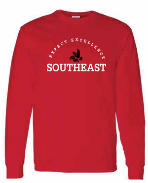 2026 Southeast Middle School Gildan - Heavy Cotton™ Long Sleeve T-Shirt (Excellence)