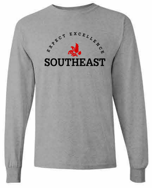 2026 Southeast Middle School Gildan - Heavy Cotton™ Long Sleeve T-Shirt (Excellence)