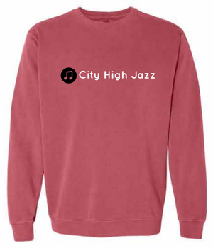 2026 City High Jazz Comfort Colors - Unisex Garment-Dyed Crewneck Sweatshirt