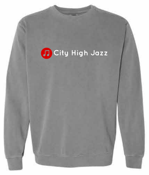 2026 City High Jazz Comfort Colors - Unisex Garment-Dyed Crewneck Sweatshirt