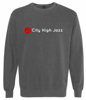2026 City High Jazz Comfort Colors - Unisex Garment-Dyed Crewneck Sweatshirt