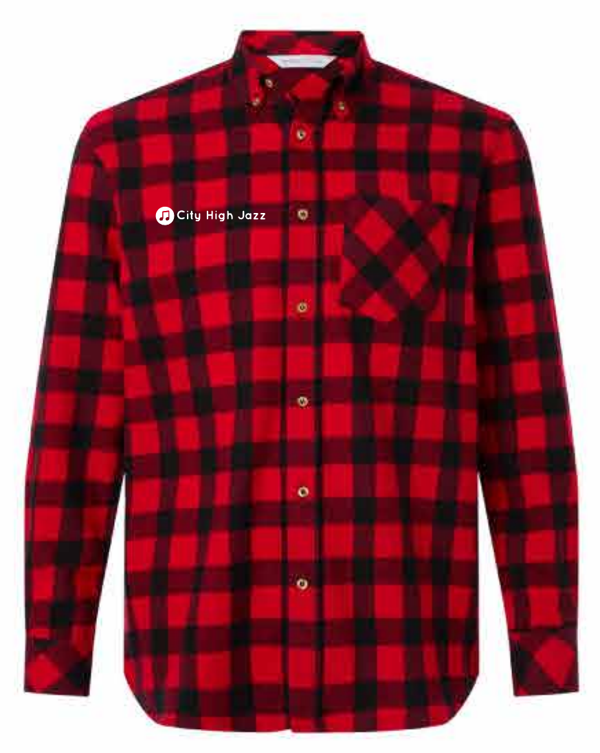 2026 City High Jazz Boxercraft - Men's Flannel Button Down Shirt