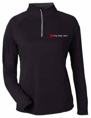 2026 City High Jazz CORE365 - Women's Origin Performance Pique Quarter-Zip Pullover