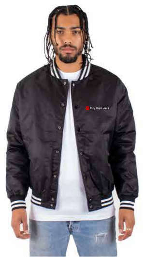2026 City High Jazz Shaka Wear - Unisex Varsity Bomber Jacket