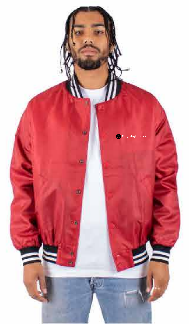 2026 City High Jazz Shaka Wear - Unisex Varsity Bomber Jacket