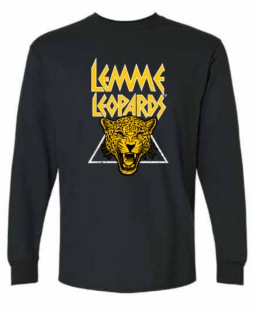 2026 Lemme Leopards Gildan - Youth Heavy Cotton™ Long Sleeve T-Shirt (Leopards Design)