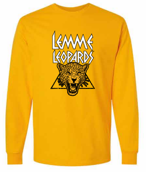 2026 Lemme Leopards Gildan - Ultra Cotton® Long Sleeve T-Shirt (Leopards Design)