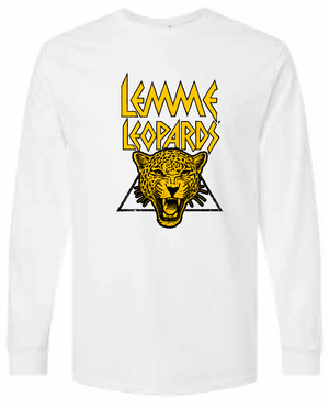 2026 Lemme Leopards Gildan - Ultra Cotton® Long Sleeve T-Shirt (Leopards Design)