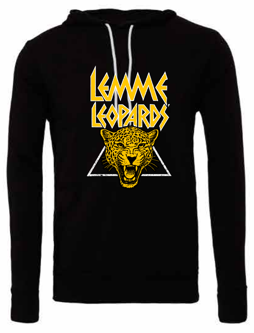 2026 Lemme Leopards BELLA + CANVAS - Unisex Sponge Fleece Hoodie (Leopards Design)