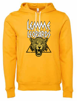 2026 Lemme Leopards BELLA + CANVAS - Unisex Sponge Fleece Hoodie (Leopards Design)