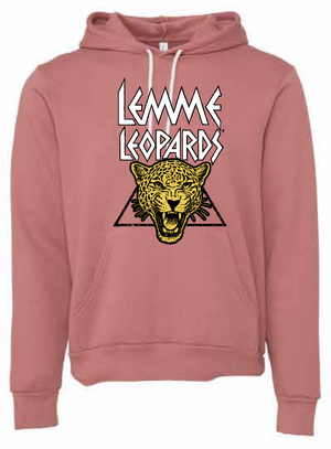 2026 Lemme Leopards BELLA + CANVAS - Unisex Sponge Fleece Hoodie (Leopards Design)