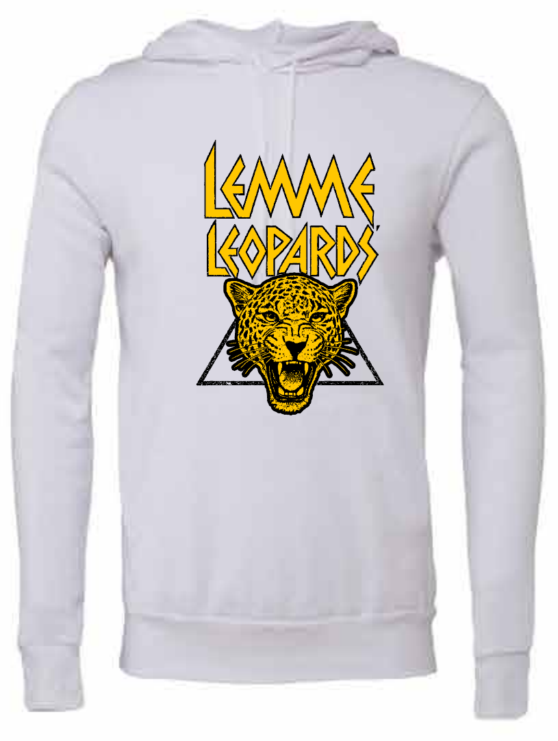 2026 Lemme Leopards Bella + Canvas - Youth Sponge Fleece Hoodie Sweatshirt (Leopards Design)