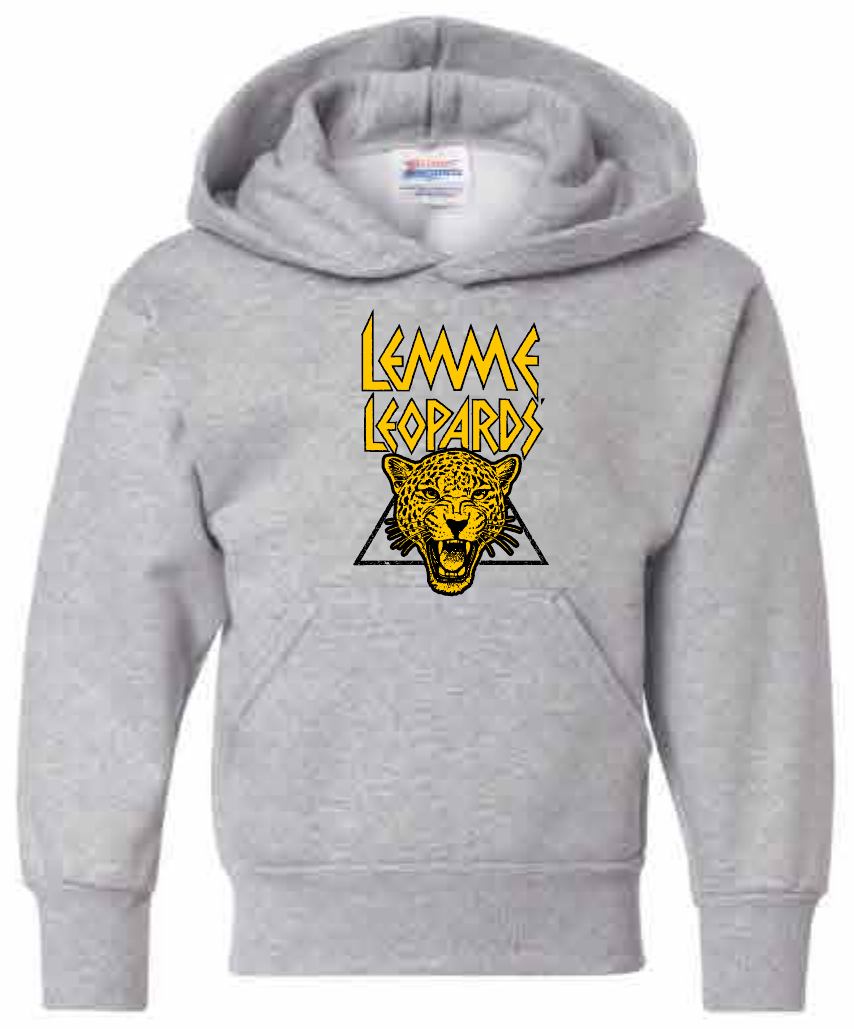 2026 Lemme Leopards Hanes - Youth EcoSmart® Hooded Sweatshirt (Leopards Design)