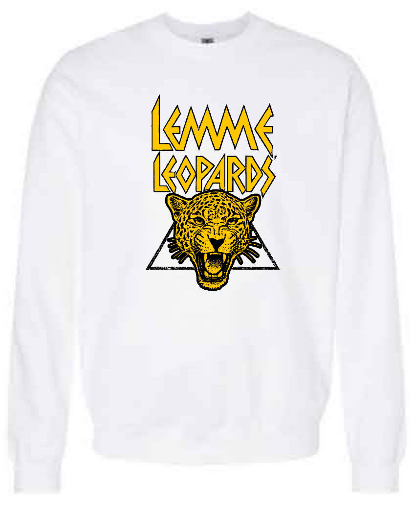 2026 Lemme Leopards Gildan - Unisex Softstyle® Midweight Crewneck Sweatshirt (Leopards Design)
