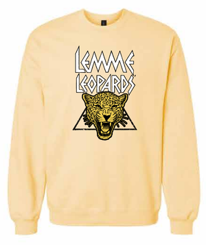 2026 Lemme Leopards Gildan - Unisex Softstyle® Midweight Crewneck Sweatshirt (Leopards Design)