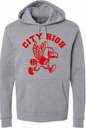 2026 City High Fall Spirit Store Next Level - Unisex Malibu Hooded Sweatshirt (Louie Design)